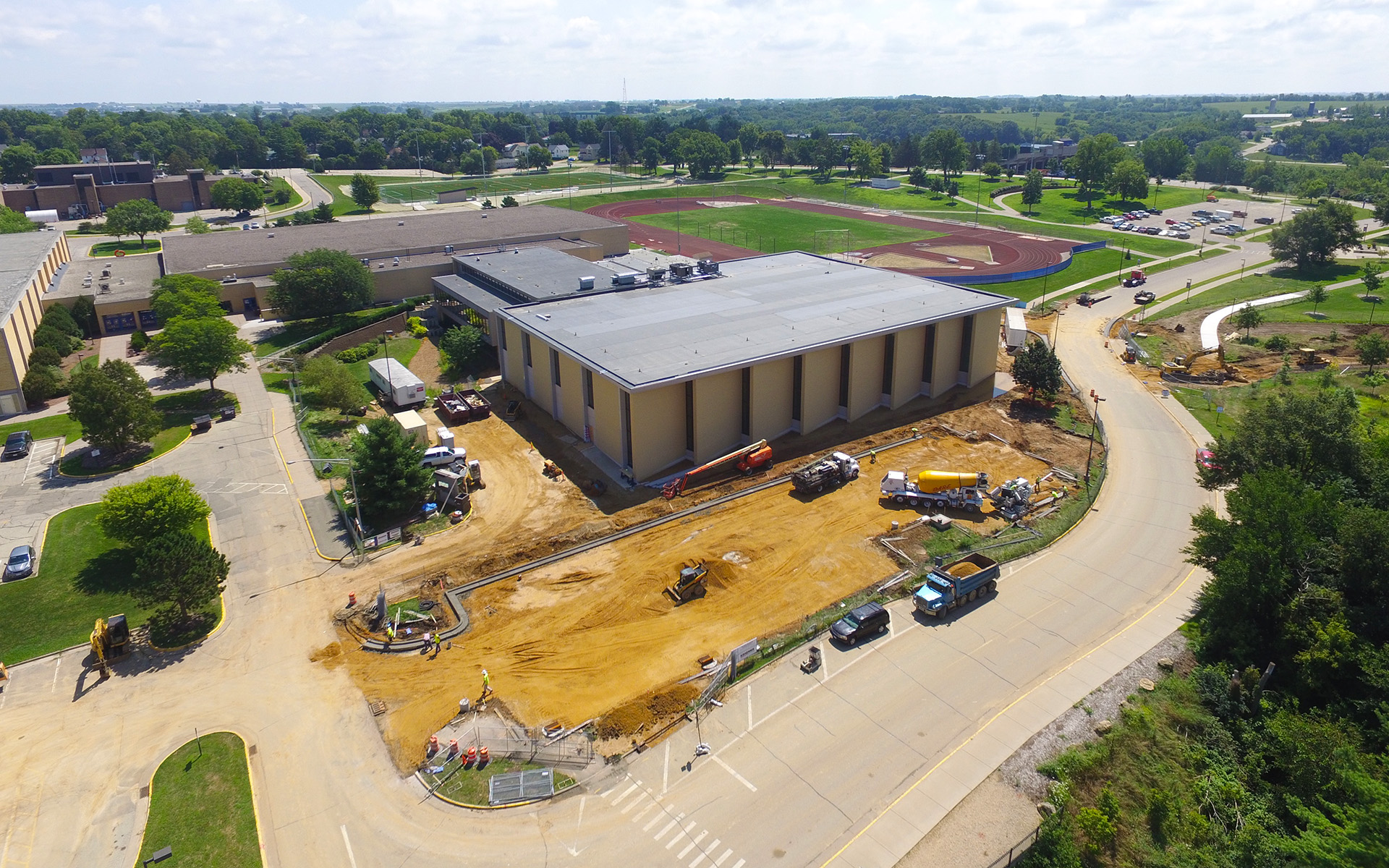 UWPlatteville Williams Fieldhouse Addition Construction Portfolio