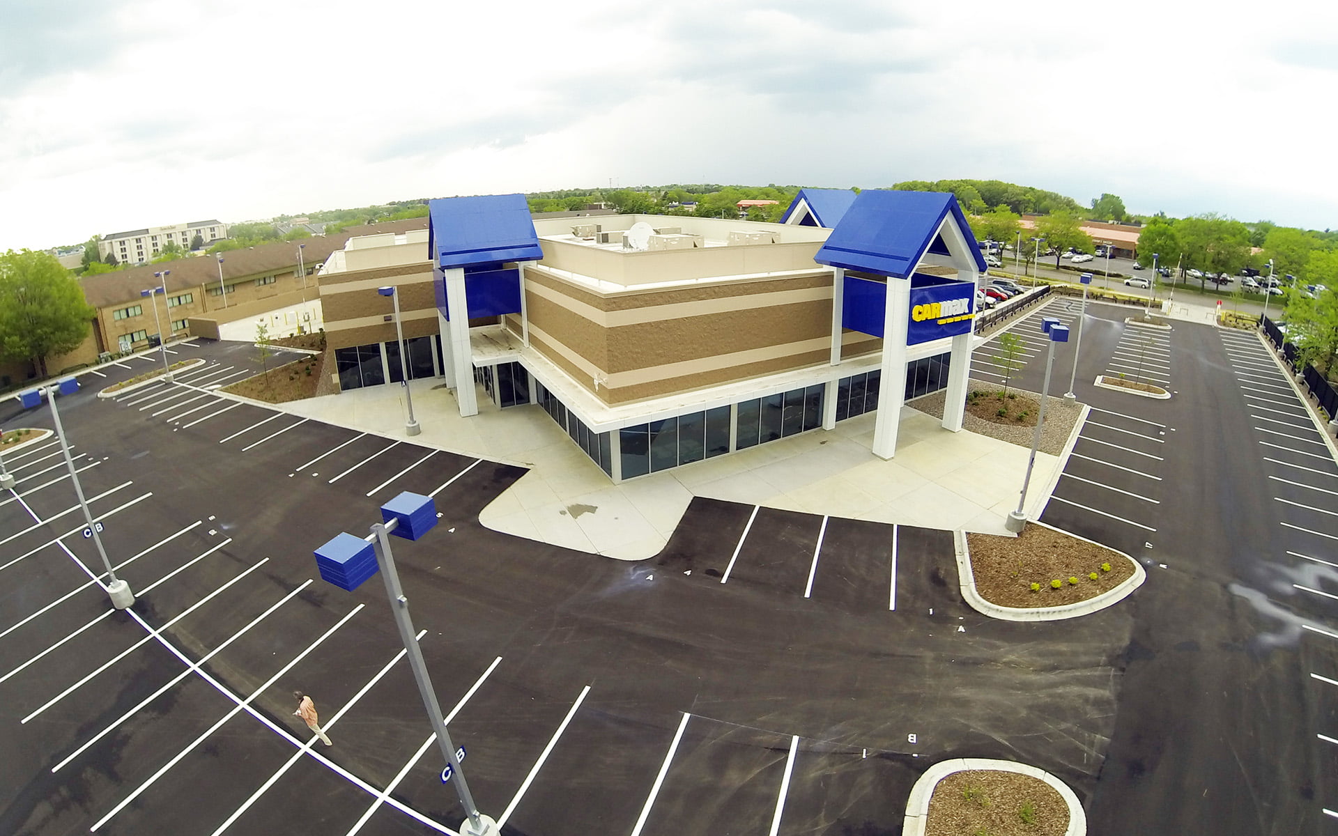 Carmax Aerial - May - From SouthEast-1